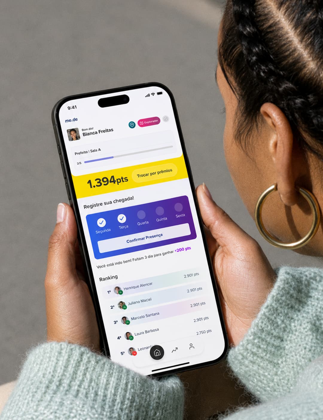 Plataforma Loyalty Express em uso